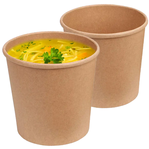 Kartonnen soepkommen - verpakking van 50 stuks