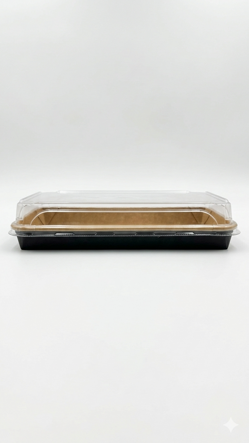 Plateau en carton sushi & dessert