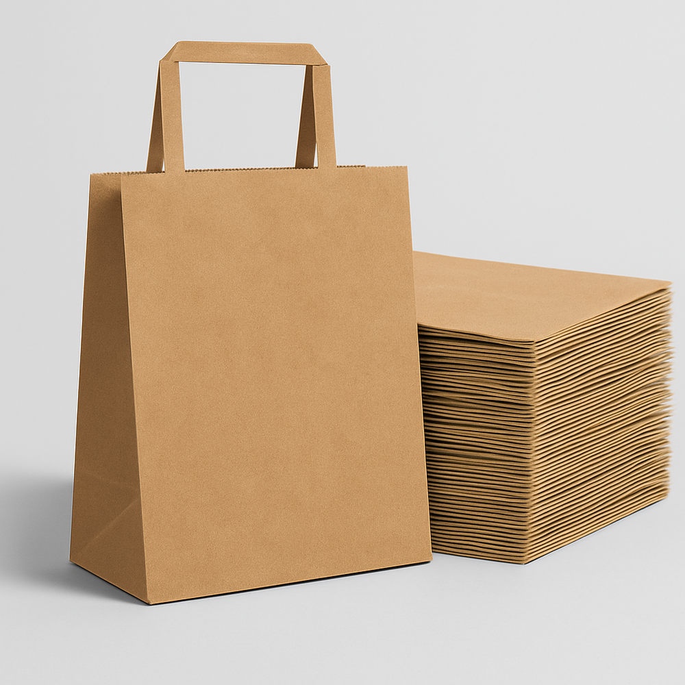 Kraft papieren zak