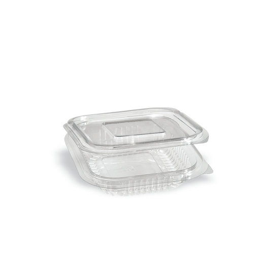 Auslaufsicherer Kunststoffbehälter mit festem Deckel